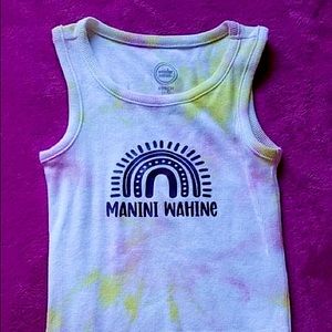 Tye dye fun kids tank top.